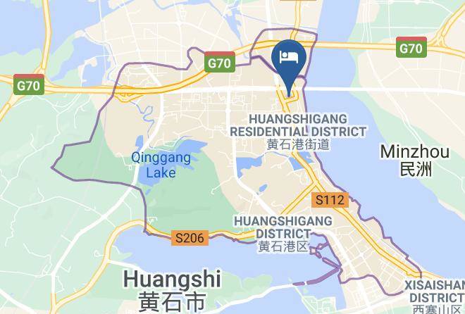 Huangshi - Bridge South Hotel Maps
