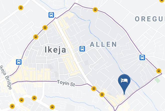 Kosofe - Bridgelink Hotel Maps