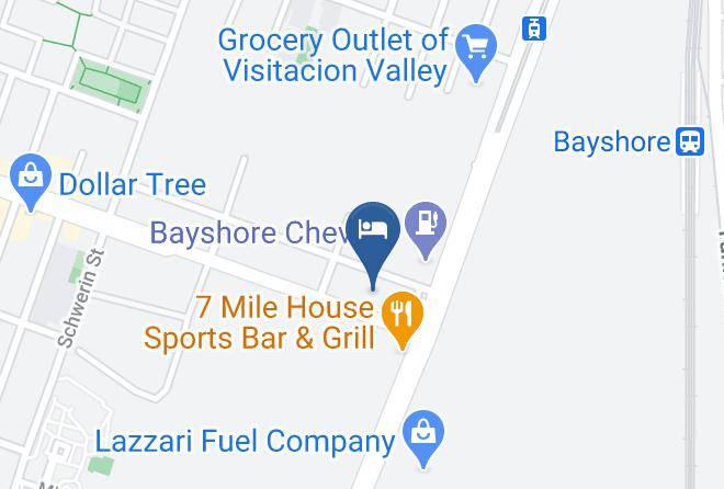 San Mateo - Bridgepoint Inn Daly City Maps