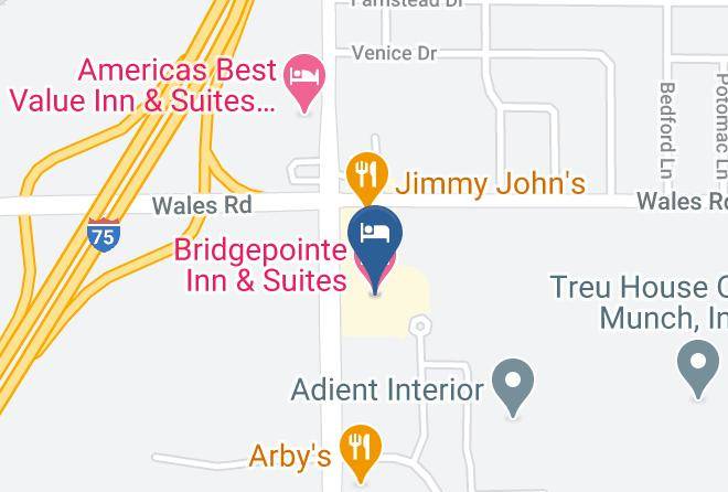 Bridgepointe Inn & Suites Map