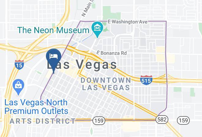 Clark - Bridger Inn Hotel Las Vegas Maps