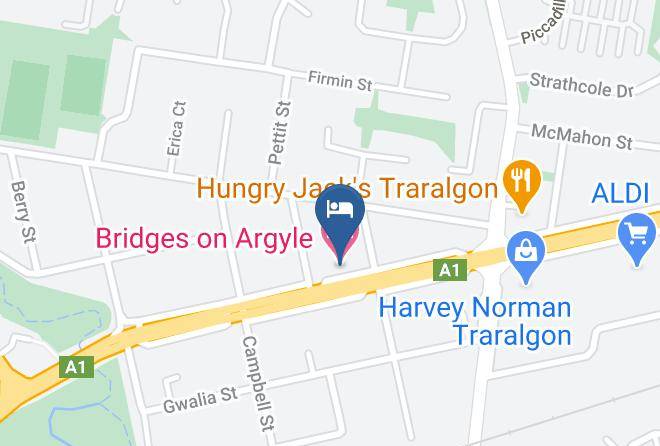 Latrobe - Bridges On Argyle Motel Maps