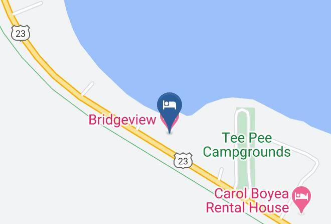 Bridgeview Motel Map