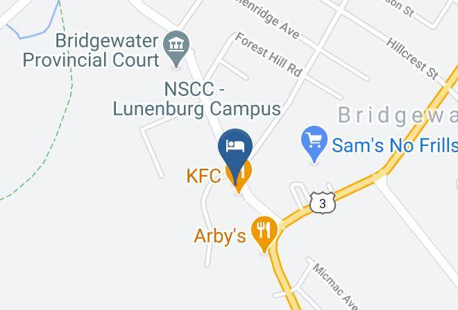 Lunenburg - Bridgewater Hotel Maps