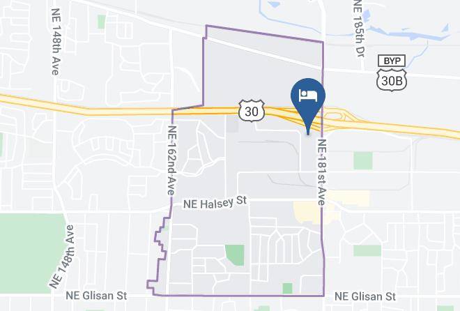 Multnomah - Bridgeway Inn & Suites Portland Airport Maps