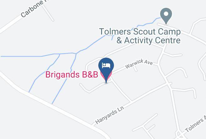Herts - Brigands B&b Maps