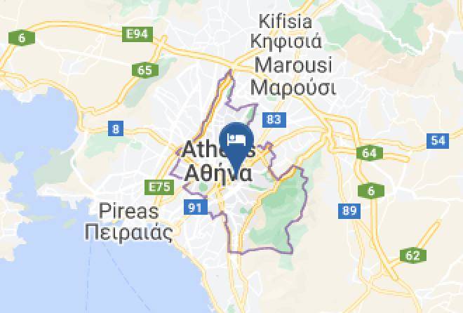Central Athens - Bright Eco Studios Maps