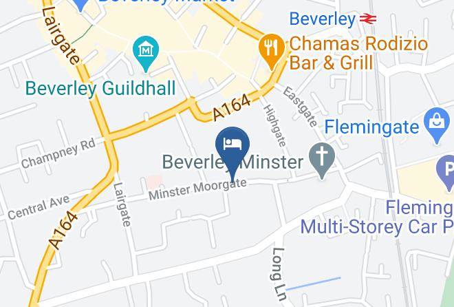 East Riding Of Yorkshire - Bright Moments Holiday Home Maps