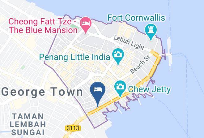 Georgetown - Bright Olive Maps