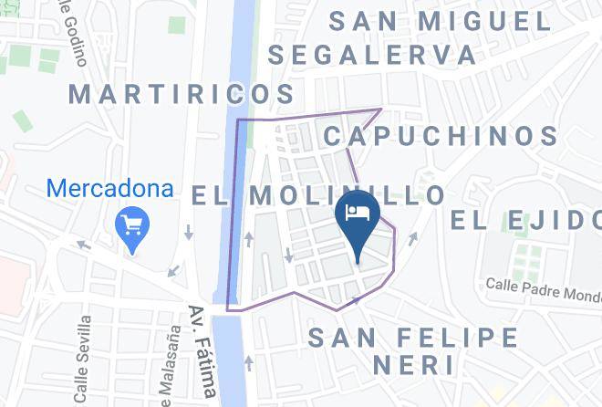 Malaga - Bright Quiet And Nice Ground Floor In The Center Maps
