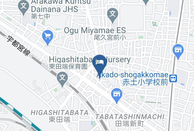 Kita Ward - Bright Tabatashinmachi Maps