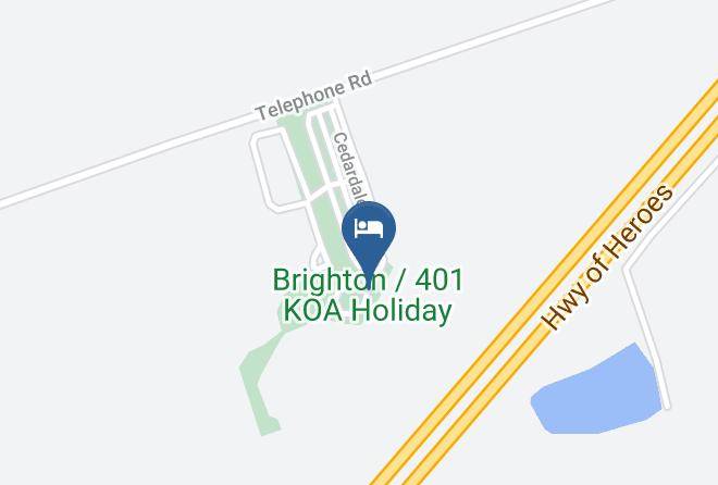 Northumberland - Brighton 401 Koa Holiday Maps