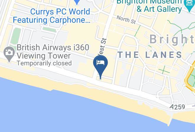 Brighton Harbour Hotel & Spa Map
