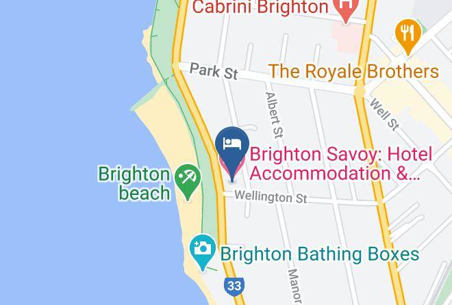 Bayside - Brighton Savoy Hotel Accommodation & Wedding Events Venue Maps