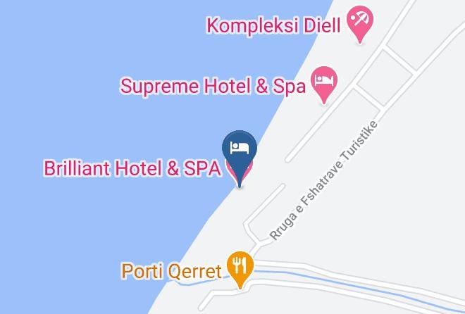 Kavaje - Brilliant Hotel & Spa Maps