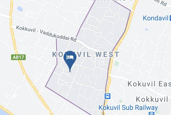 Jaffna - Brindhban Rest Kokuvil Jaffna Maps
