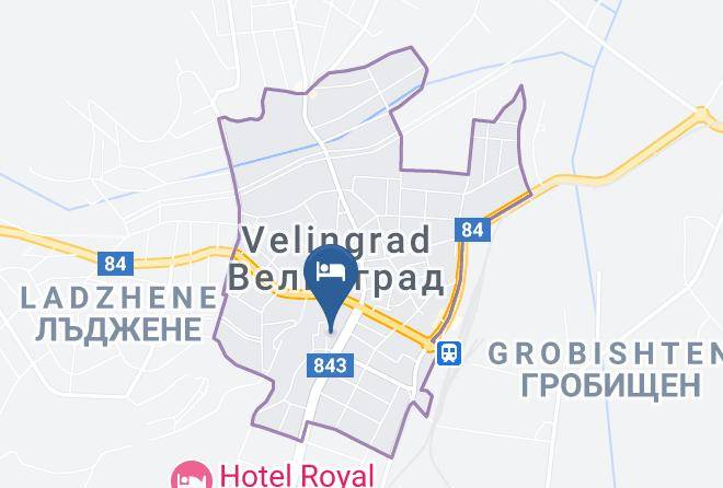 Velingrad - Brio Hotel Maps