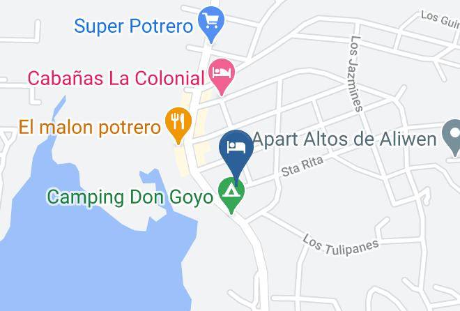 La Capital San Luis - Brisa Del Lago Cabanas Maps