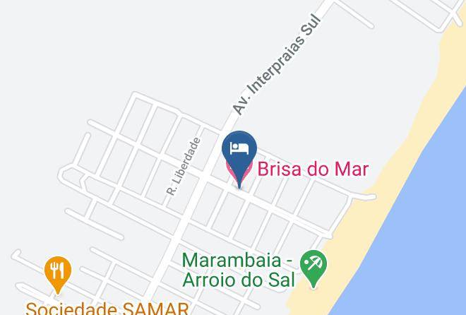 Arroio Do Sal - Brisa Do Mar Hotel Maps