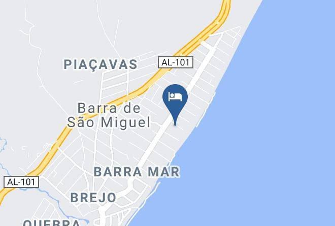 Barra De Sao Miguel - Brisamar Hotel Pousada Maps
