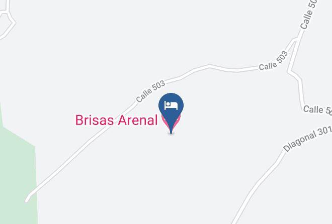 San Carlos - Brisas Arenal Hotel Maps