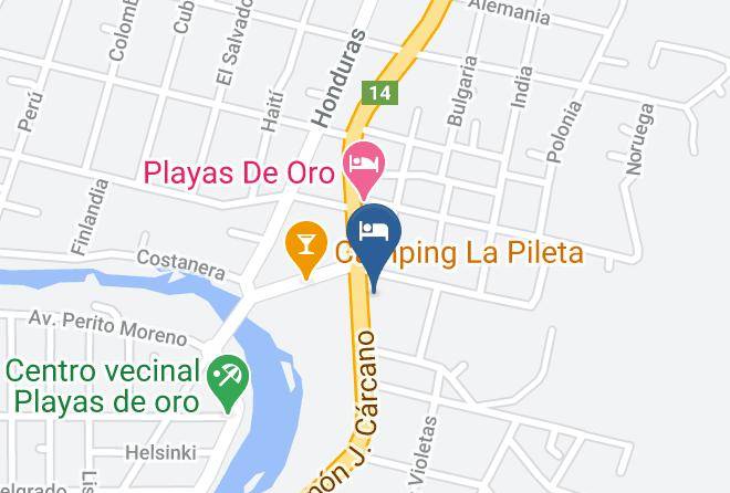 Santa Maria Department - Brisas De Oro Hotel Y Cabanas Maps
