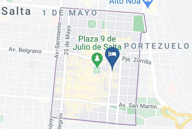 Salta - Brisas De Salta Hotel Maps