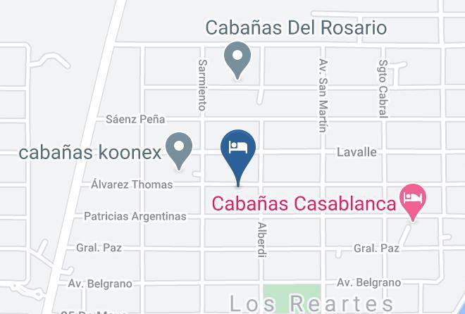 Calamuchita Department - Brisas Del Cerro Cabanas Maps