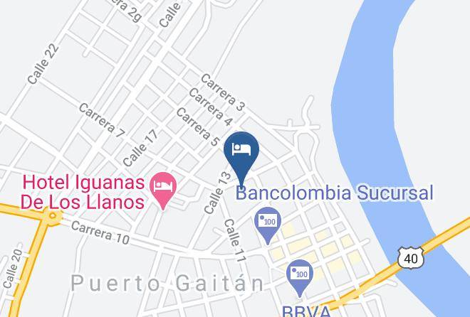 Puerto Gaitan - Brisas Del Yucao Maps