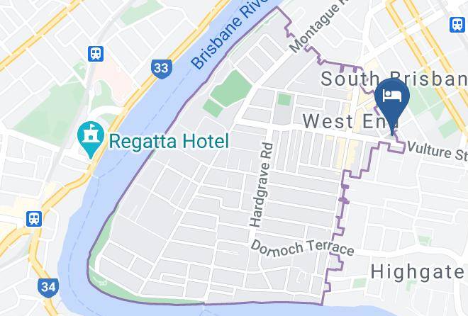 Brisbane - Brisbane Backpackers Resort Maps