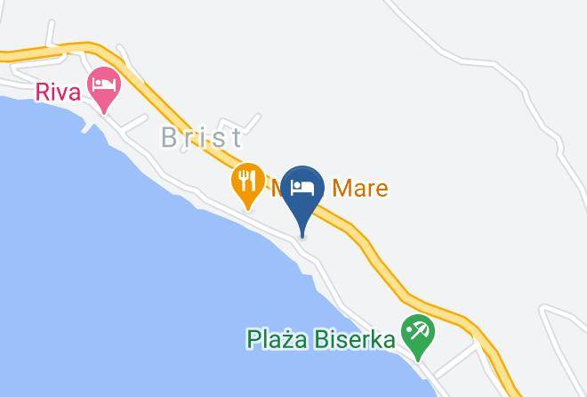 Gradac - Brist Hrvatska Maps