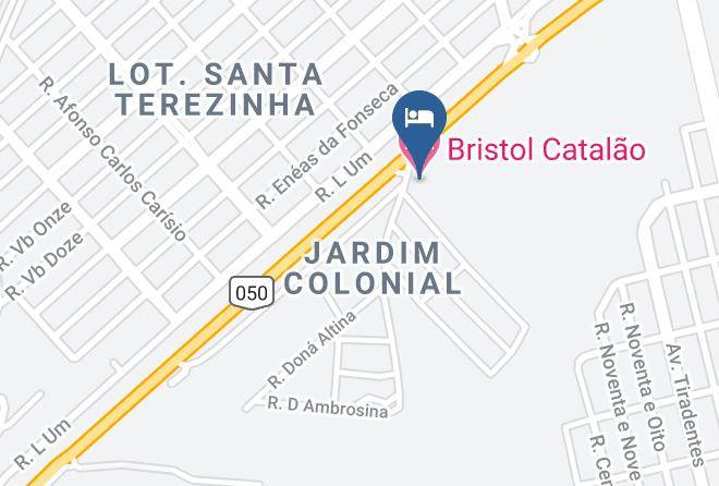 Catalao - Bristol Catalao Hotel Maps