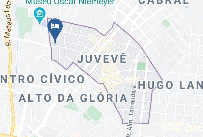 Curitiba - Bristol Centro Civico Hotel Curitiba Maps