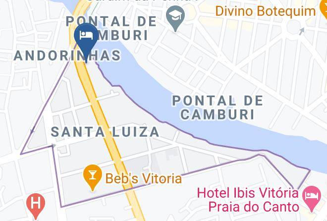 Bristol Easy Hotel Reta Da Penha Map