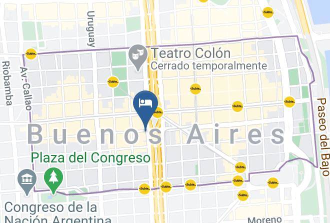 San Nicolas - Bristol Hotel De Buenos Aires Maps
