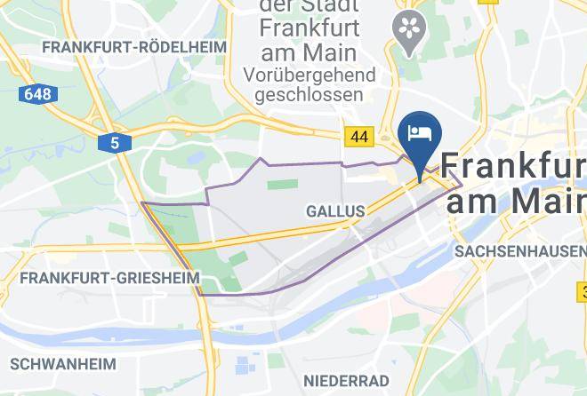 Bristol Hotel Frankfurt Map