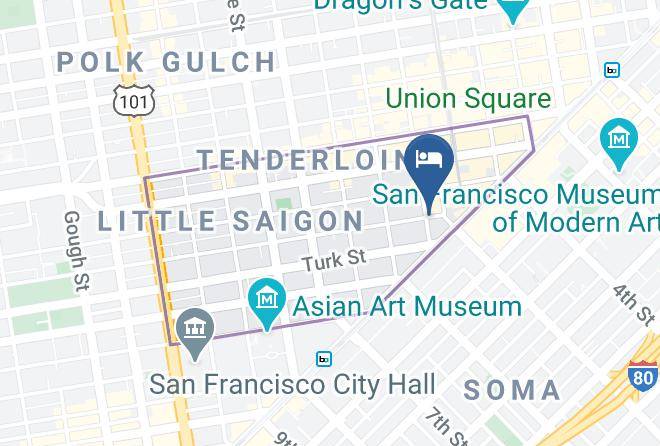 San Francisco - Bristol Hotel Maps