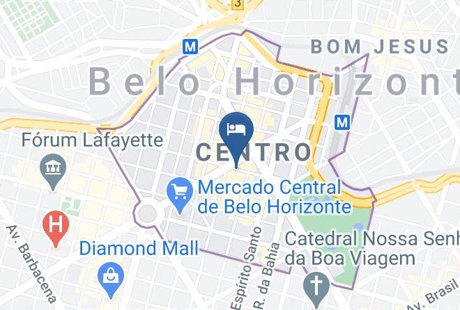 Belo Horizonte - Bristol Merit Hotel Maps