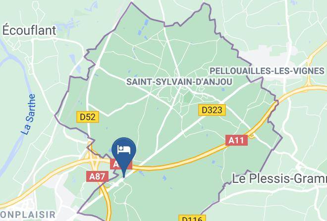 Maine Et Loire - Brit Hotel Angers Parc Expo Lacropole Maps