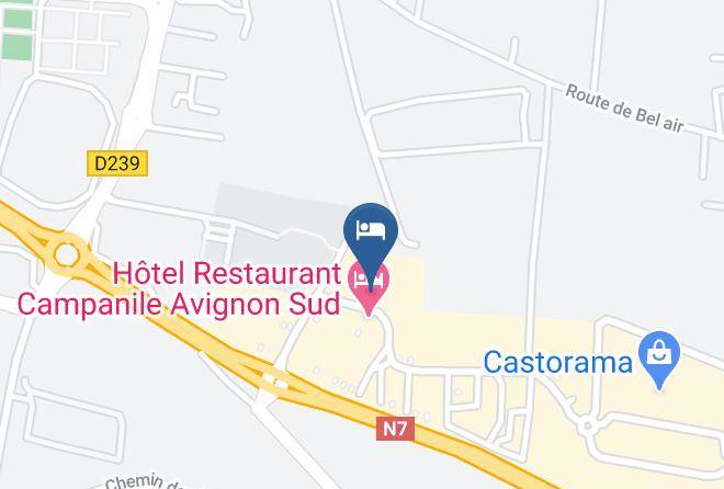 Vaucluse - Brit Hotel Avignon Sud Le Calendal Maps