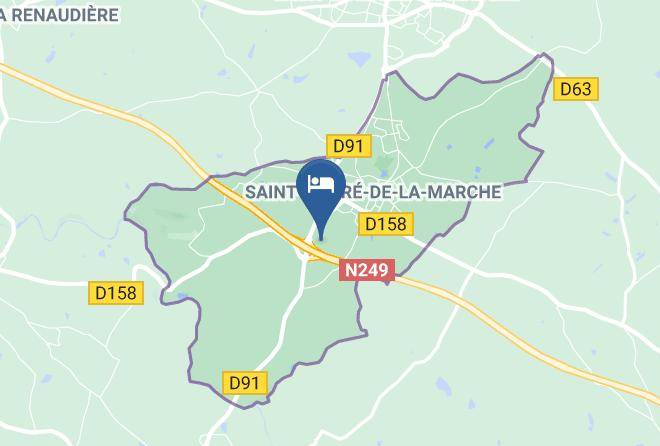 Maine Et Loire - Brit Hotel Azur Maps