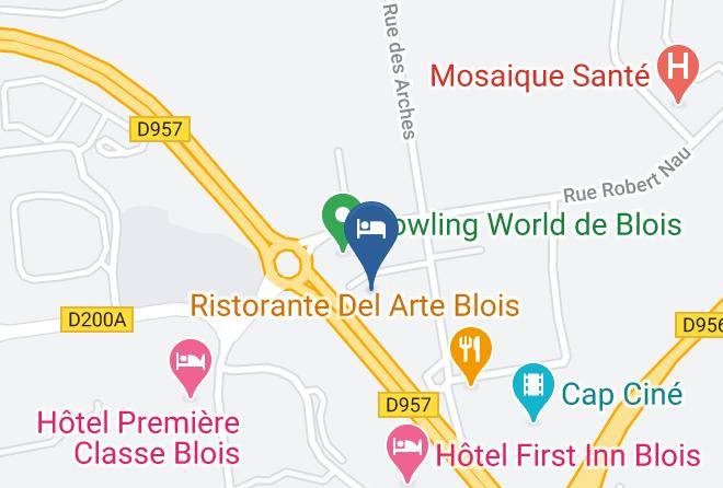 Loir Et Cher - Brit Hotel Blois Le Prema Maps