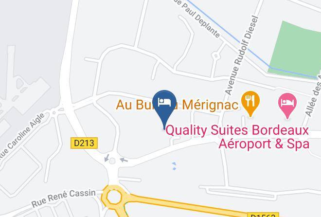 Gironde - Brit Hotel Bordeaux Aeroport Le Soretel Maps