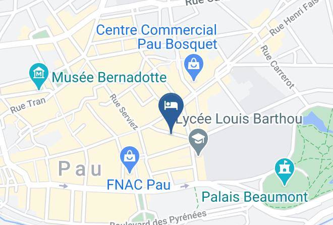 Pyrenees Atlantiques - Brit Hotel Bosquet Pau Centre Maps