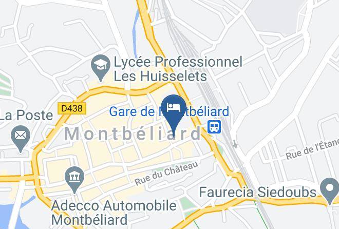 Brit Hotel Bristol Montbeliard Centre Map