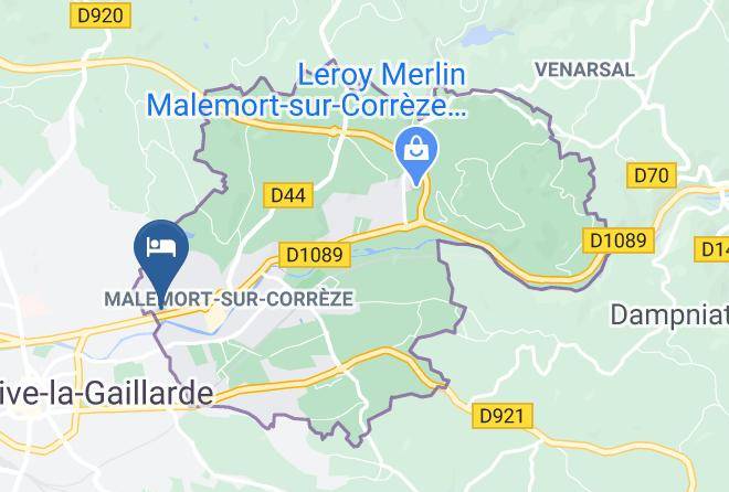 Brit Hotel Brive Map
