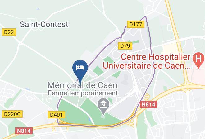 Calvados - Brit Hotel Caen Nord Memorial Maps