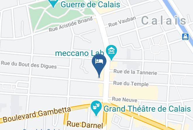 Pas De Calais - Brit Hotel Calais Maps