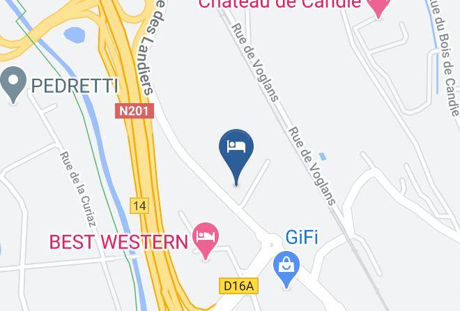 Savoie - Brit Hotel Chambery Maps