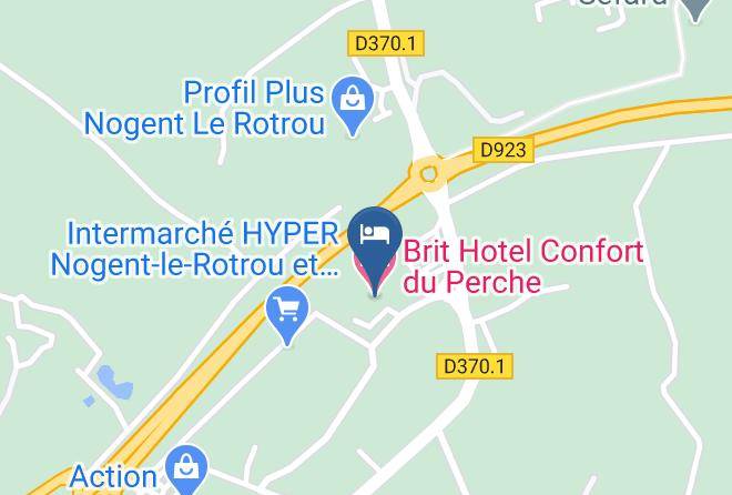 Eure Et Loir - Brit Hotel Confort Du Perche Maps
